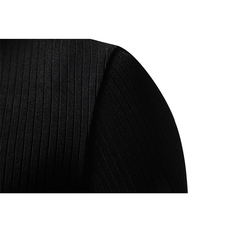 Летняя европейская и американская повседневная мужская футболка с коротким рукавом, на пуговицах, с вырезом Генри, в рубчик, мужская, однотонная, топ