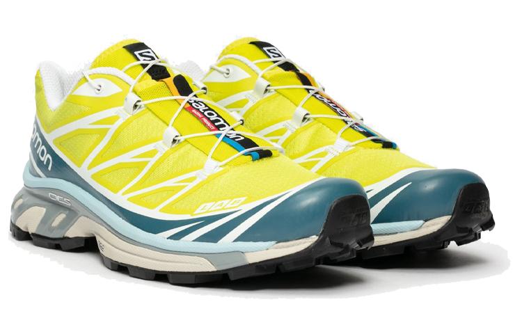 Men's Sneakers SALOMON XT 6 Advanced Outdoor Low top Casual Shoes Unisex Yellow