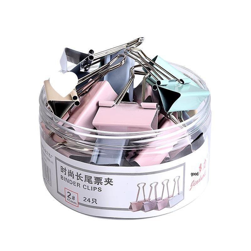 Зажим Моранди с длинным хвостом - Большой дизайн "Ласточкин хвост" и "Феникс" для бумаг и книг