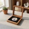 Silver Coin Ancient Coin Collection Box Black/White Window Box  Gift Box