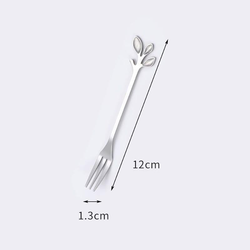 6 шт., вилки для фруктов из нержавеющей стали, золото, серебро, вилка для торта, посуда для закусок и салата