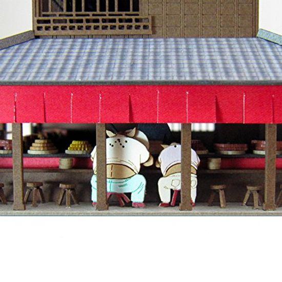 Sankei Miniatuart Kit Studio Ghibli Series Spirited Away Mysterious Scale Paper Craft Town-4 1/150 MK07-26