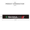 Наклейка на лобовое стекло автомобиля Декорация для Skoda Octavia Superb Kodiaq Rapid Karoq Fabia Yeti Kamiq Enyaq iV Scala Citigo