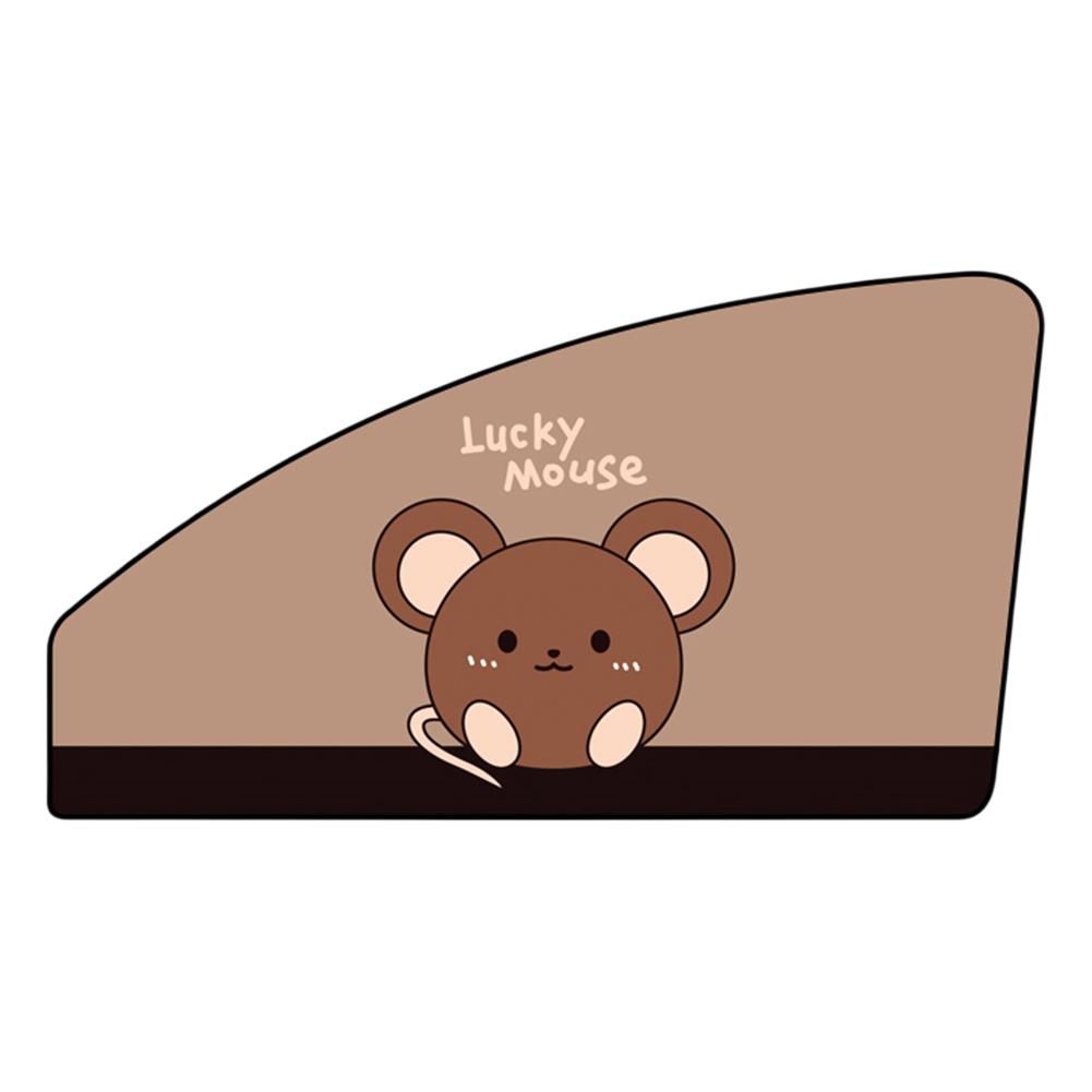 Мультяшная шторка от солнца на боковое окно, милый жираф, магнитная, автоматическая, солнцезащитная шторка, защита от УФ-лучей, магнитная шторка на окно автомобиля для ребенка