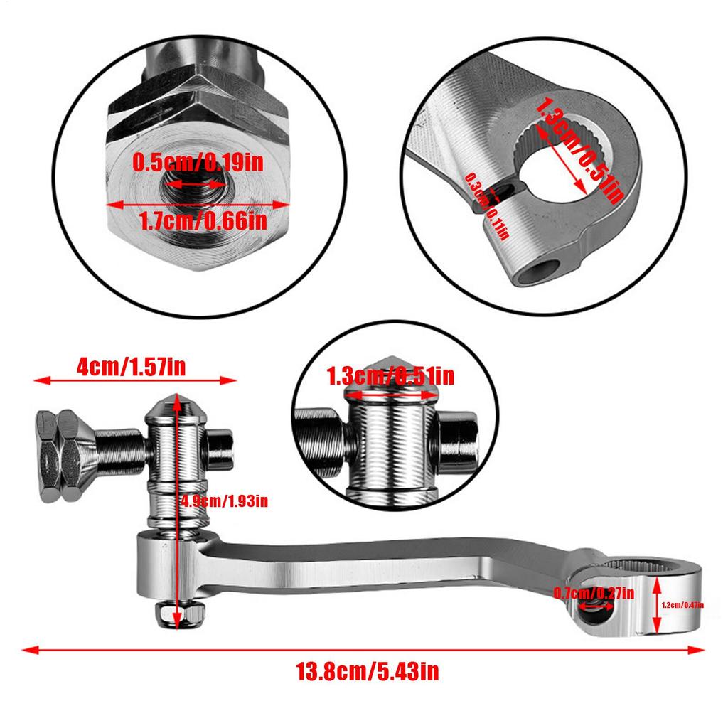 Motorcycle Brake Arm Rocker aluminum alloy serpentine brake rocker arm Motorcycle Accessories for Outdoor Riders
