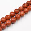 Красные яшмы 4, 6, 8, 10, 12 мм, круглые каменные бусины, свободные бусины для изготовления ювелирных изделий, модные аксессуары, 15 дюймов, сделай сам