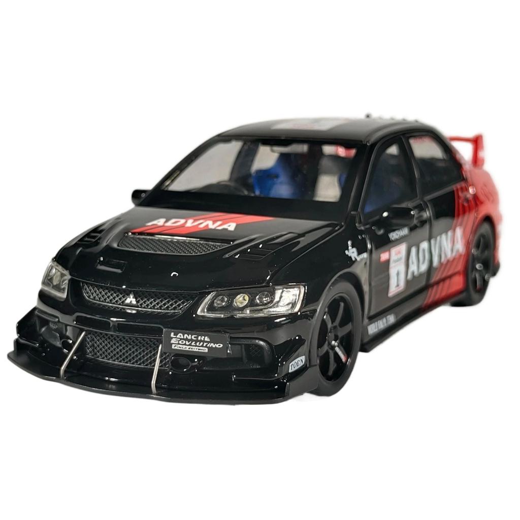 1/32 Mitsubishi Lancer Evolution EVO WRC Сплав Литой Модель Игрушечной Машинки Звук и Свет Детская Игрушка Коллекционные Предметы Подарок на День Рождения