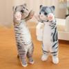 Playful Plush Cat Stuffed Toy Cute Lucky Cat Soft Doll For Kids Bedtime Companion