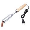 New 1Pc Electric Soldering Iron Solder Welding Chisel Tip Wood Handle Home Tool 200W