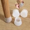 24PCS/set Round Silicone Non-slip Silicone Chair Leg Caps Furniture Table Chair Leg Floor Feet Cap Cover Protector