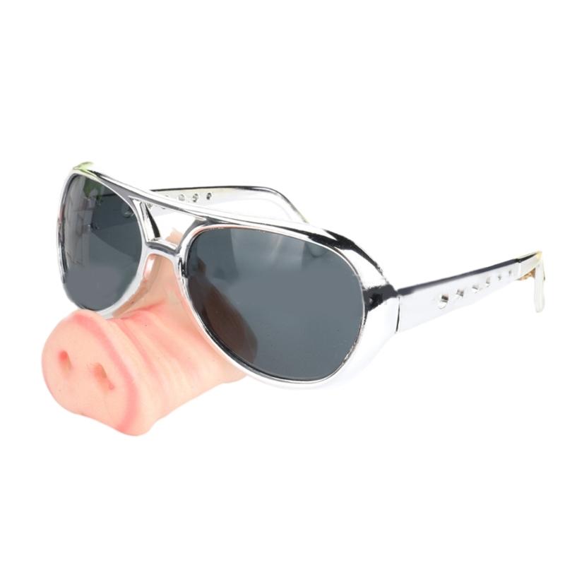 Creative Pig Big Nose Glasses Halloween Funny Cosplay Costumes Accessories Festival Party Prank Props Eyewear For Adults Kids