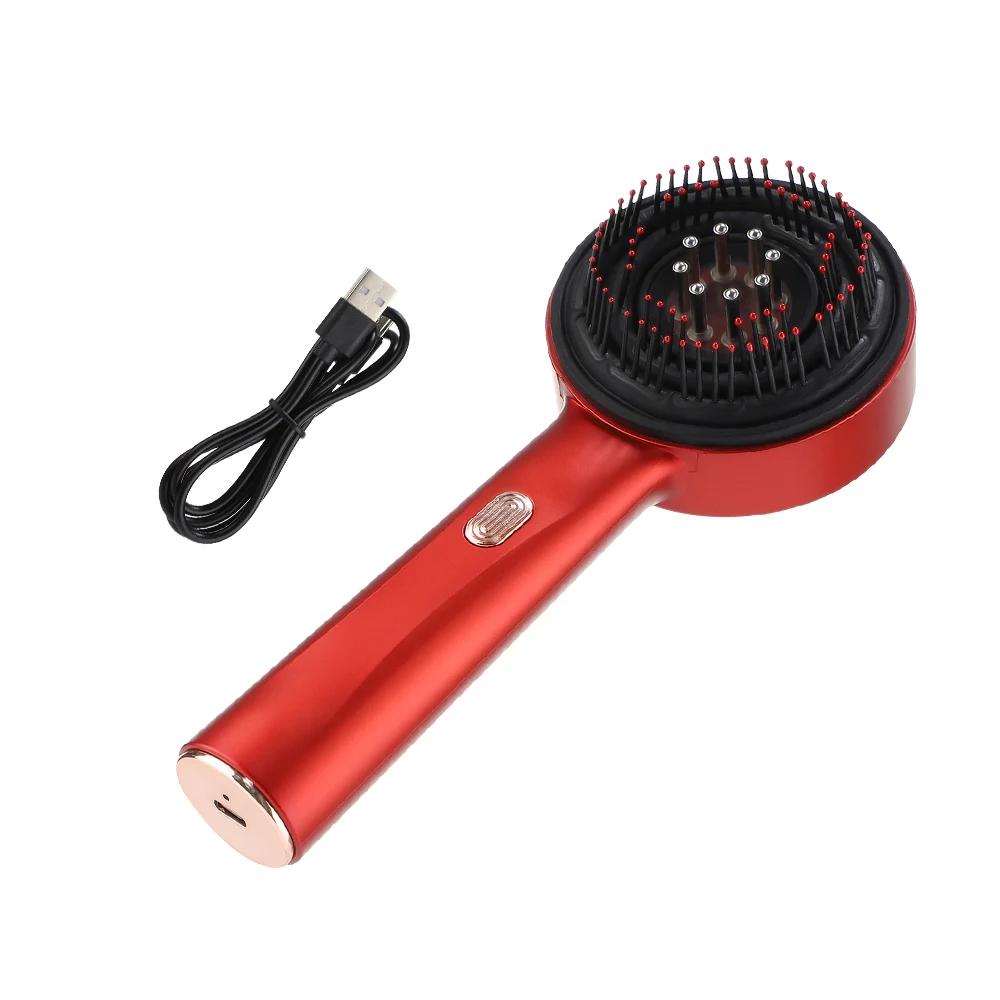 3 Modes Electric Multifunctional Infrared Therapy Comb Promote Hair Growth Massage of Hair Follicles Essence Oil Applicator