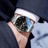 Новые роскошные мужские часы высшего бренда с коробкой, мужские водонепроницаемые светящиеся модные мужские кварцевые часы