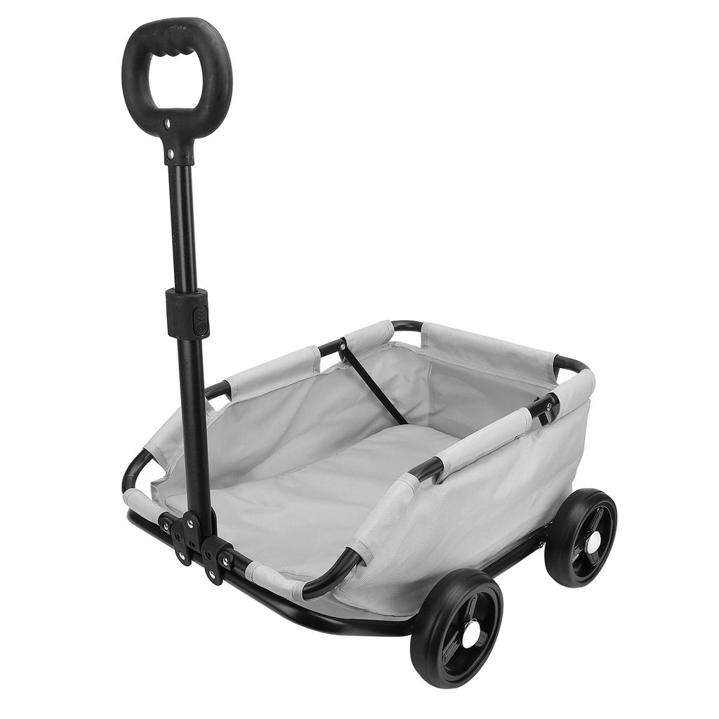 Коляска для собак Углеродистая сталь 15,43 Грузоподъемность Легкая Складная Переноска для животных на колесах Дорожная тележка для питомцев