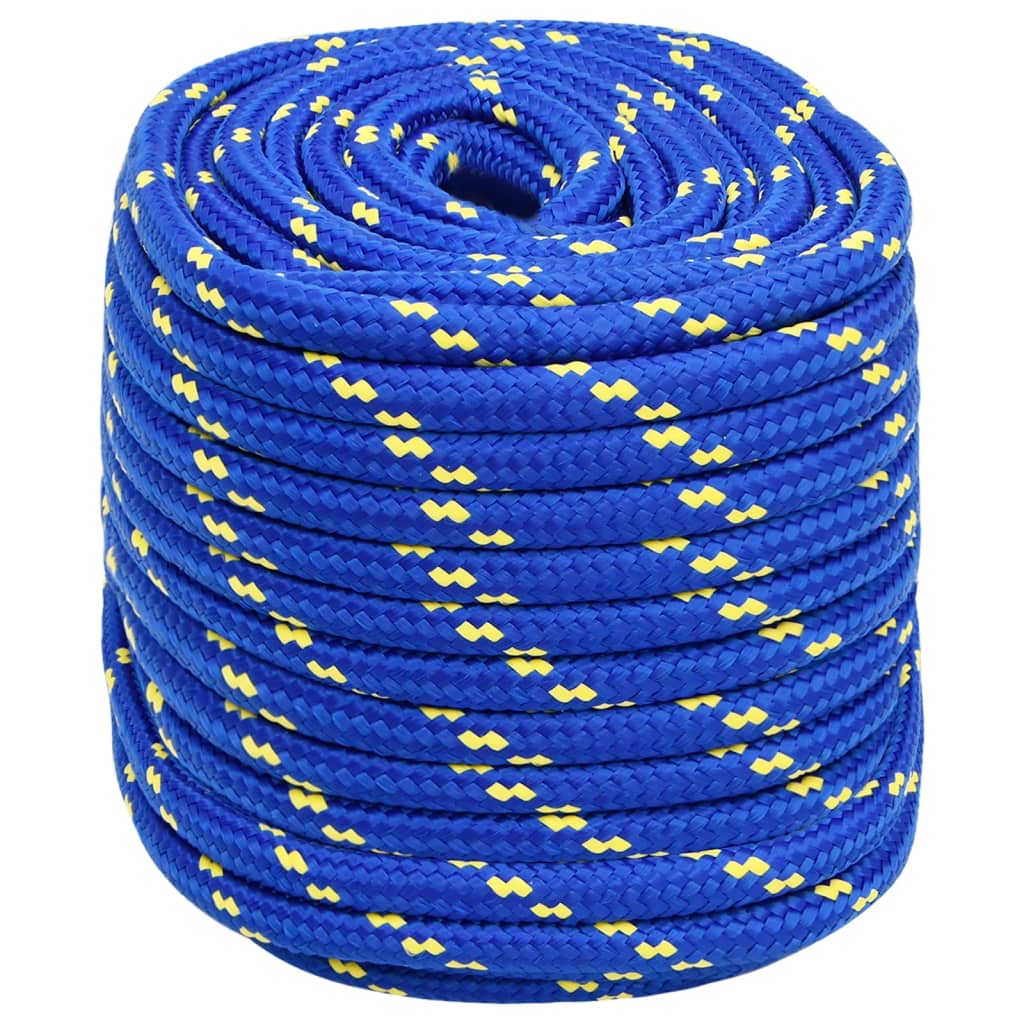 Vidaxl Linka Żeglarska, Niebieska, 18 Mm, 100 M, Polipropylen