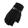 Warm Thick Fingerless Mens Mittens Half Finger Winter Gloves Thermal