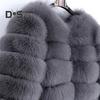Women's Jacket Elegant Solid Color Faux Fur Soft Fashionable Comfortable Casual Trendy Polyester Jacket for Women