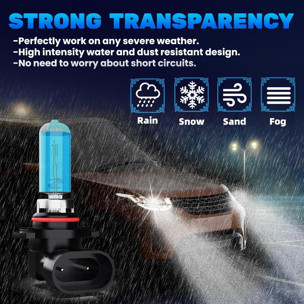 Halogen Headlights Fit For Nissan Altima 2019-2020 Headlight Bulbs,9005/H10/HB3 High Beam + H11/H8/H9 Low Beam Bright Front Car Lights,Plug And