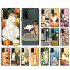 Cartoon Cats Cat Phone Case for Huawei Honor 50 10X Lite 20 7A 7C 8X 9X Pro 9A 8A 8S 9S 10i 20S 20lite 7X 10 Lite