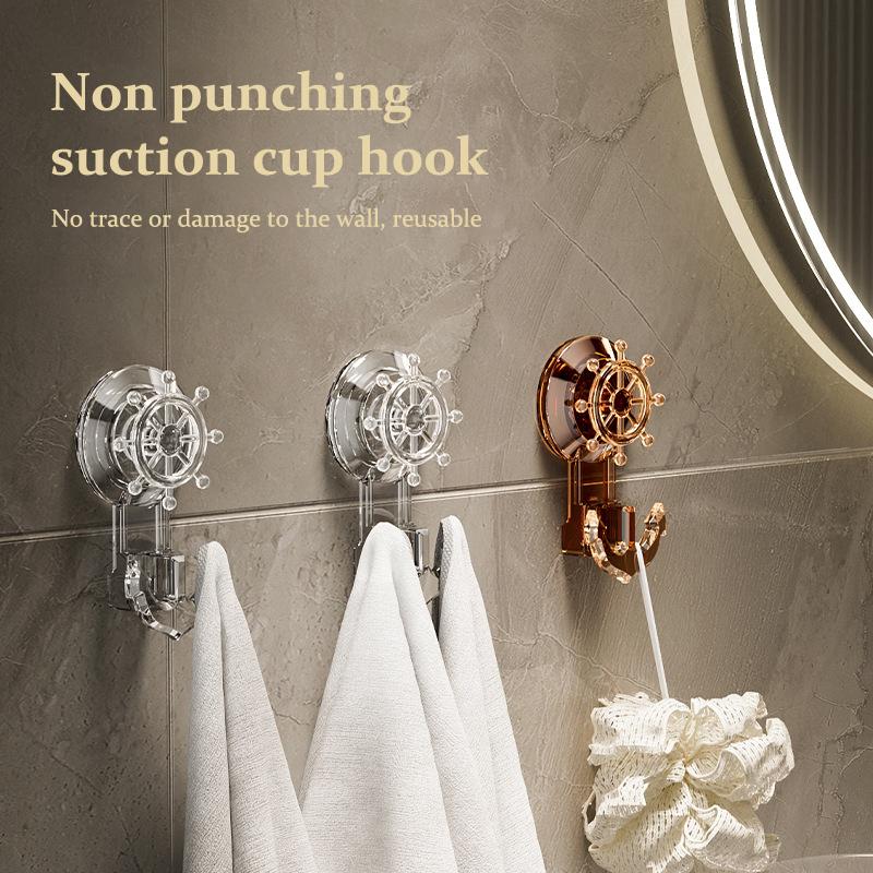 Прочный прочный настенный клей на присоске, надежный крючок на присоске, многоразовый настенный крючок для ванной комнаты, вешалка для полотенец