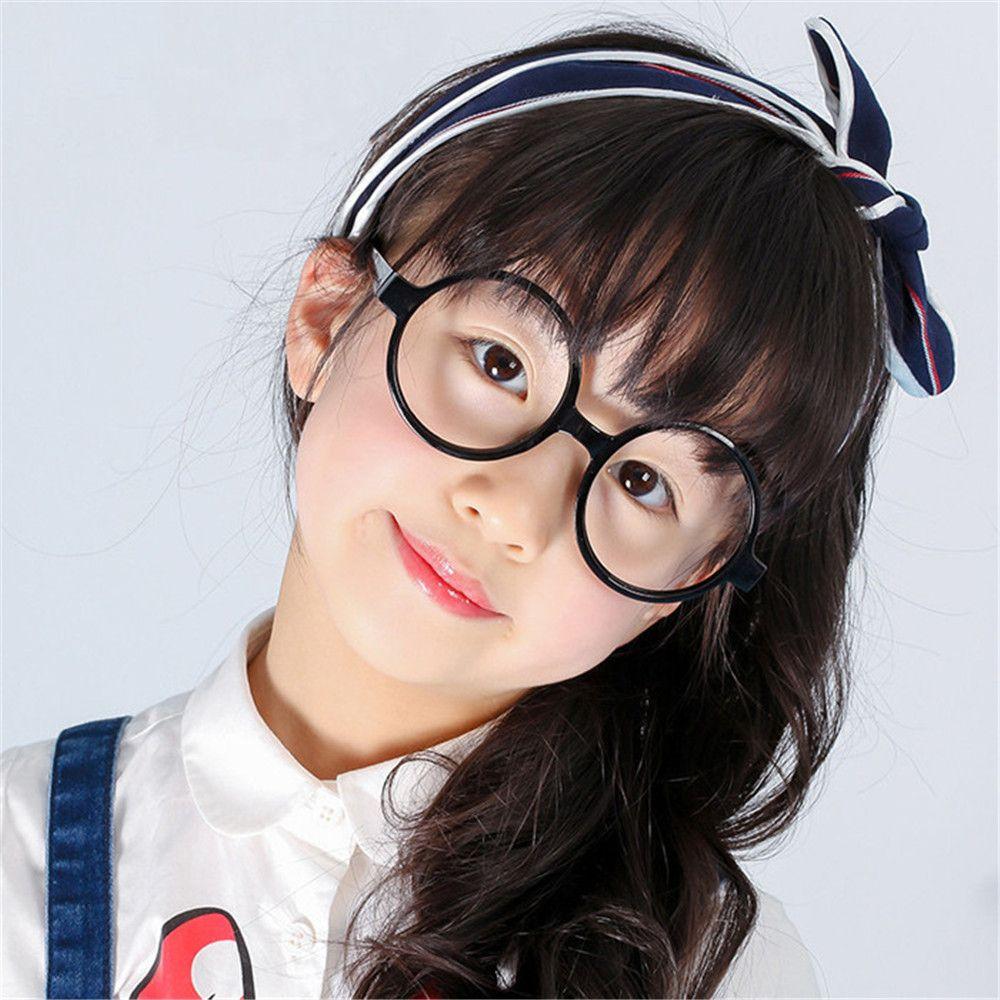 Girls Eyewear Without Glasses Lens Light Spectacle Frames Kid Glasses Frame PP Round Glasses Frame