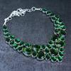Chrome Diopside Gemstone Handmade 925 Sterling Silver Jewelry Necklace 18" D9k26