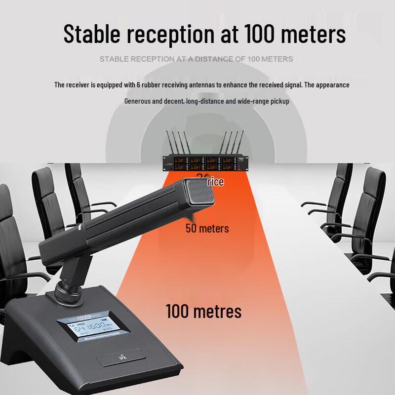 KaYouLa KYL-9022 Professional Dual Wireless Conference Microphone System (CN version)