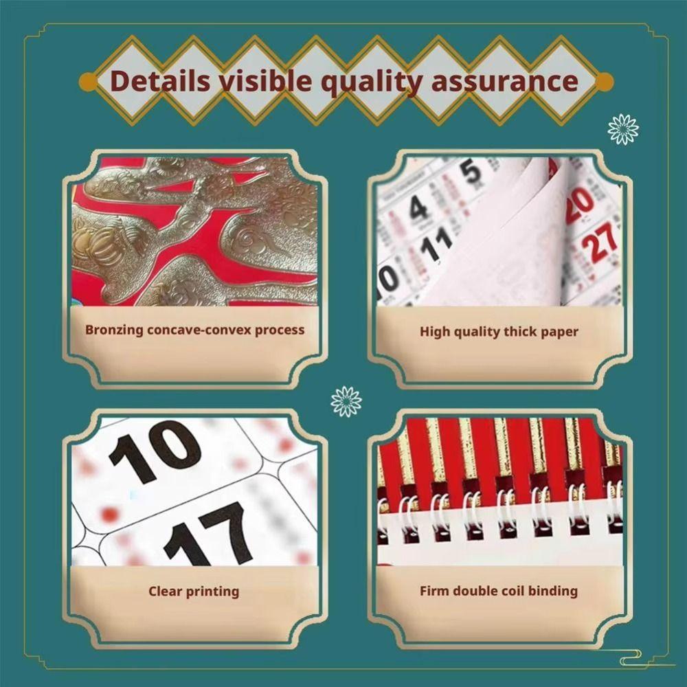 2026 Year The Horse Tear Off Daily Calendar Paper 2026 Calendar  Office School Supplies