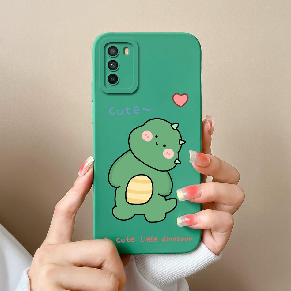 Забавный чехол для Xiaomi Poco M3 Pro Милый Мягкий Гладкий Жидкий Силикон Полная Защита Ударопрочный Чехол для Телефона Для Poco M 3 M3Pro Корпус