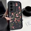 Fashion Floral Print Phone Case For Samsung S24 FE S23 S22 Ultra S21 Plus S20 FE A55 A54 A52 A35 A34 Flower Pattern Shockproof Soft Silicone Cover