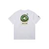 New Era SS24 MLB Oakland Athletics Футболка с коротким рукавом и круглым вырезом с принтом в виде пончиков Унисекс Топы Белый 14148847
