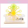 Science Diy Bubble Blower Machine For Kids Wooden Material Assembly Educational Toy
