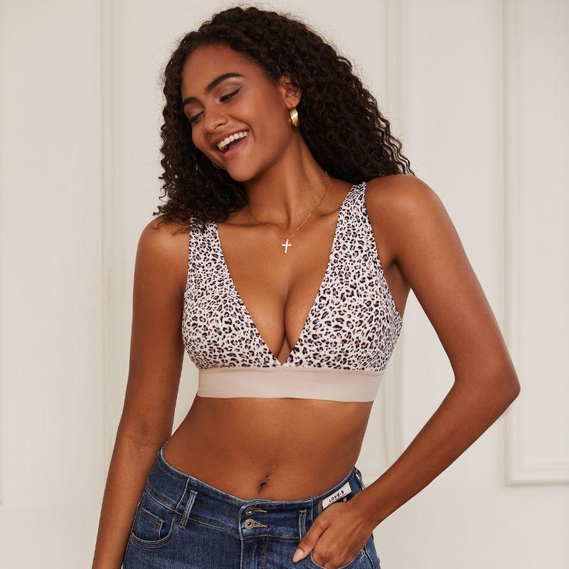 Push Up Bras for Woman V-Neck Bralett Tops Girls Underwear Sexy Backless Bras for Woman S-XL