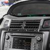 Настоящее Мягкое Углеродное Волокно Для Toyota Yaris XP90 2006 2007 2008 2009 2010 2011 LHD RHD Автомобиль Центральная Консоль Воздуховод Наклейка.