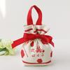 Bowknot New Year Gifts Bag Drawstring Chinese Style Handbag Jewelry Small Wrist Bag  Birthday