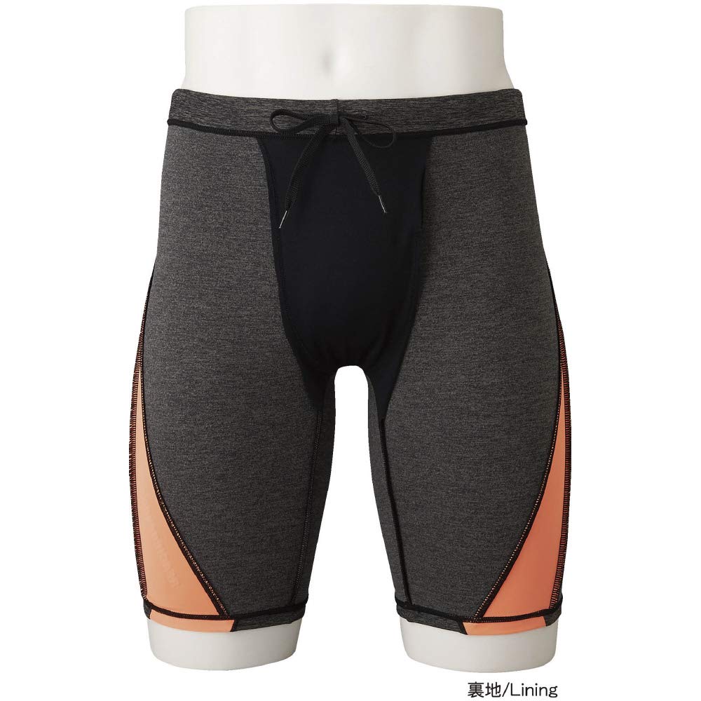 Mizuno Спортивные фитнес полушорты маленькие мужские плавки, (Длина шагового шва 21 см/3D чашки), N2JB0616, Синий, Размер