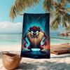 1Pc Tazmanian Devil Adventure Beach Towel Microfiber Beach Towel Thin Absorbent For Beach Swimming Yoga Bath Sports 0917100