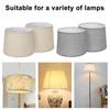 2Pcs Fabric Lamp Shade Metal Frame Construction Universal Simple Installation Light Cover Lampshade Replacement Parts