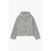 Voice Of Voices Loop Detail Hooded Knit Cardigan 7125450106