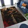 Templar Blood Knight Honor Holy Crusader Cartoon Rug for Bedroom Living Room Sofa Home Doormat Decor,Kid Play Non-slip Floor Mat