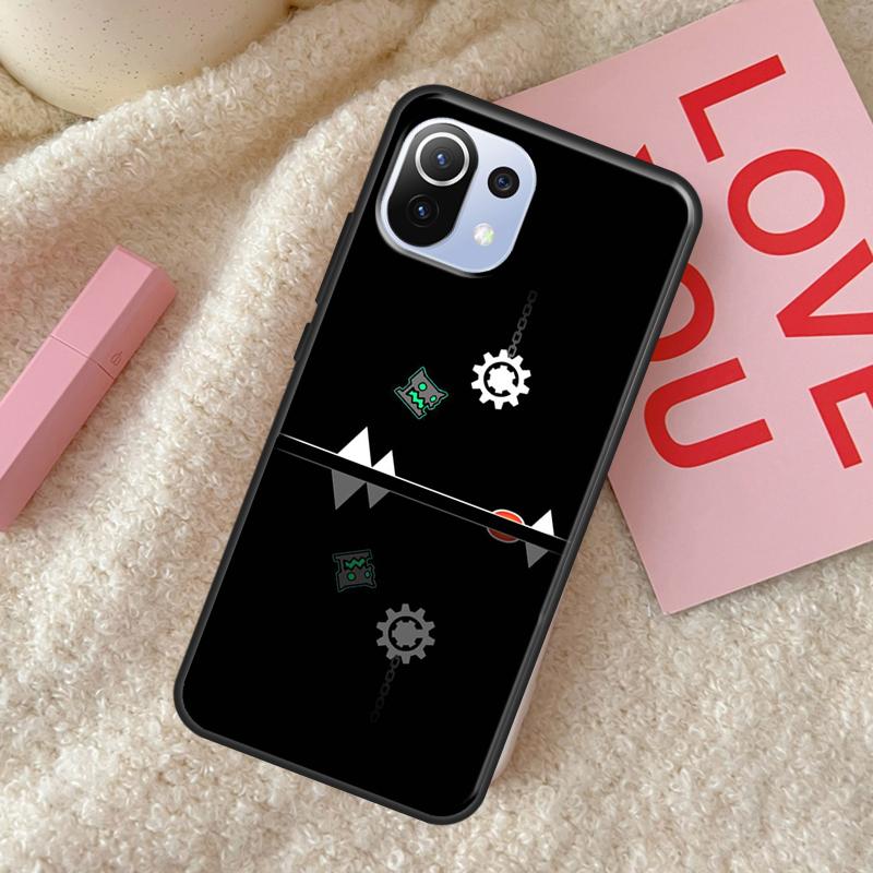 Geometry Dash Case For POCO X5 X3 X4 F5 Pro F3 F4 GT C40 M5s Phone Cover For Xiaomi 13 11T 12T Pro 12 Lite