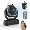 Cross-Border Multifunctional Rechargeable Oscillating Fan & LED Camping Light