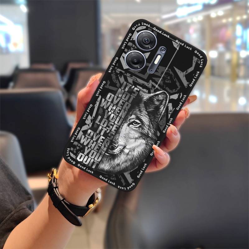 Защитный Прочный Чехол для Телефона Для infinix Hot30 5G/X6832 Противоударный Защитник Телефона Мягкий чехол Милый ТПУ Мультяшный Силиконовый