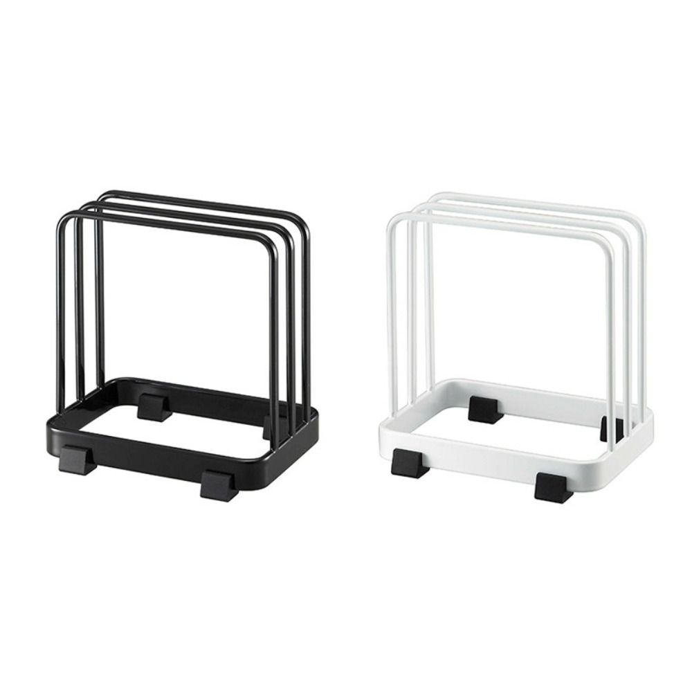 Black/White Vertical Finishing Storage Drain Tray Stainless Steels Dish Drying Shelf for Kitchen