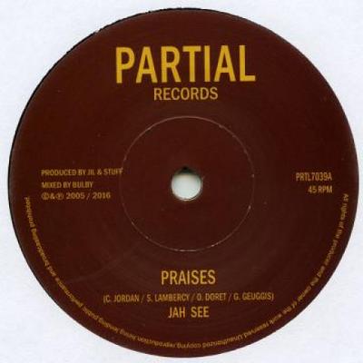 7-дюймовая пластинка JAH SEE - Praises / Dub Praises PRTL7039 Частично 2017 UK Регги, Ска и Даб