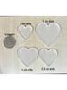 Heart-Shaped Transparent Wedding Guest Book for Signatures - DIY Wedding, Birthday, and Class Reunion Graffiti Material
