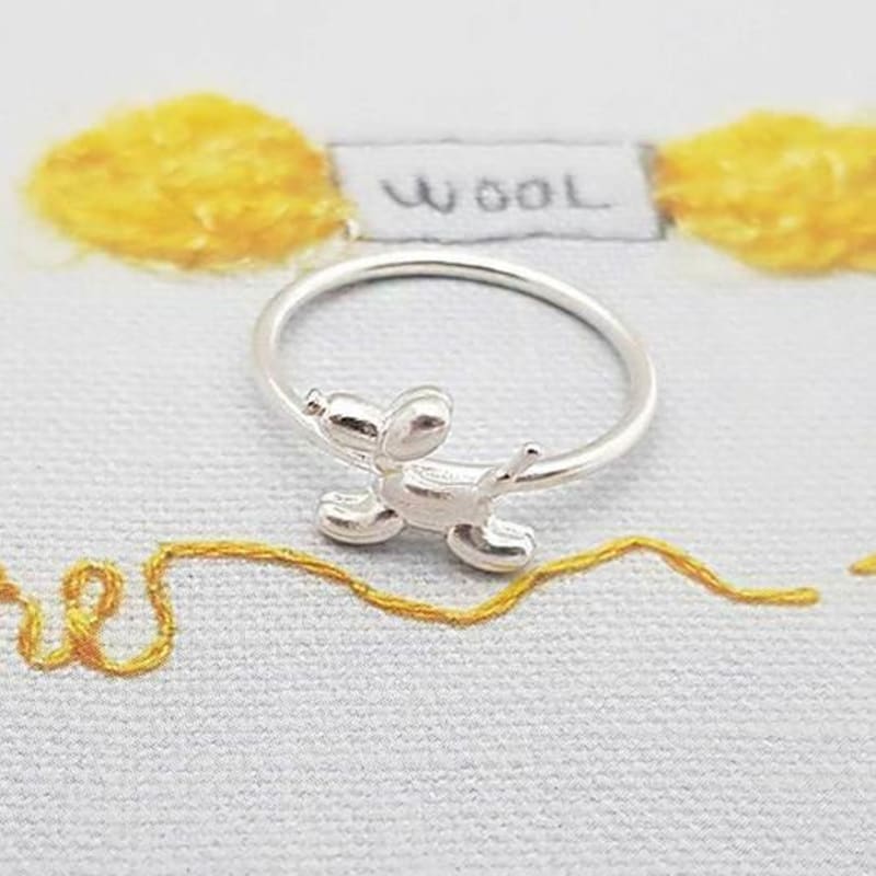 Ollia Balloon Puppy Silver 925 Ring