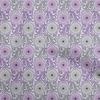 oneOone Ткань Хлопок Гибкий Лавандовый Цветочный Точечный Ткань Для Шитья Напечатанная Ткань Для Рукоделия По Ярдам 40 Дюймов