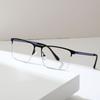 Sven Half-Frame Business Men's Miopia Glasses Square Frame Universal Casual Metal Glasses Frame Small Frame