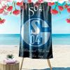 Schalke Beach Towel, Large Soft Quick Dry Towel for Beach Camping Swimming